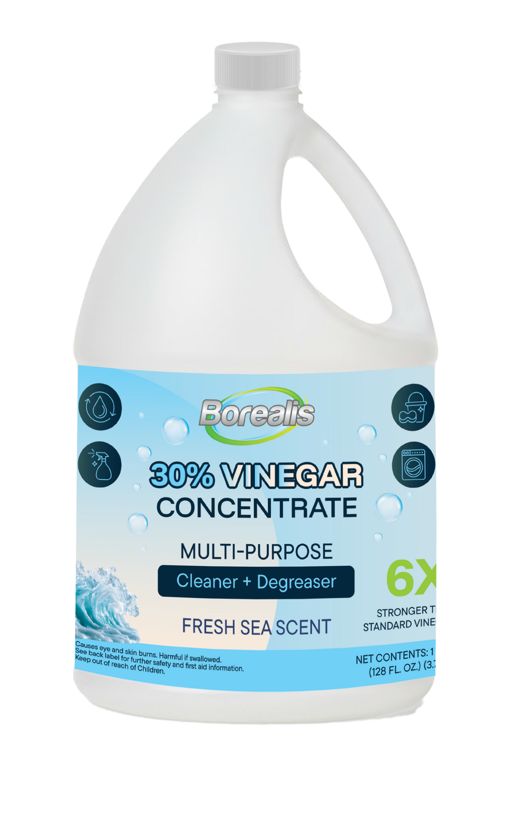 VINEGAR 30% FRESH SEA SCENT 1GAL (3.8L)